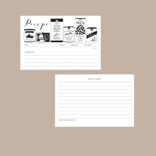Italian Foods Recipe Cards-Box Builder Item-Hazelmade-KINSHIP GIFT