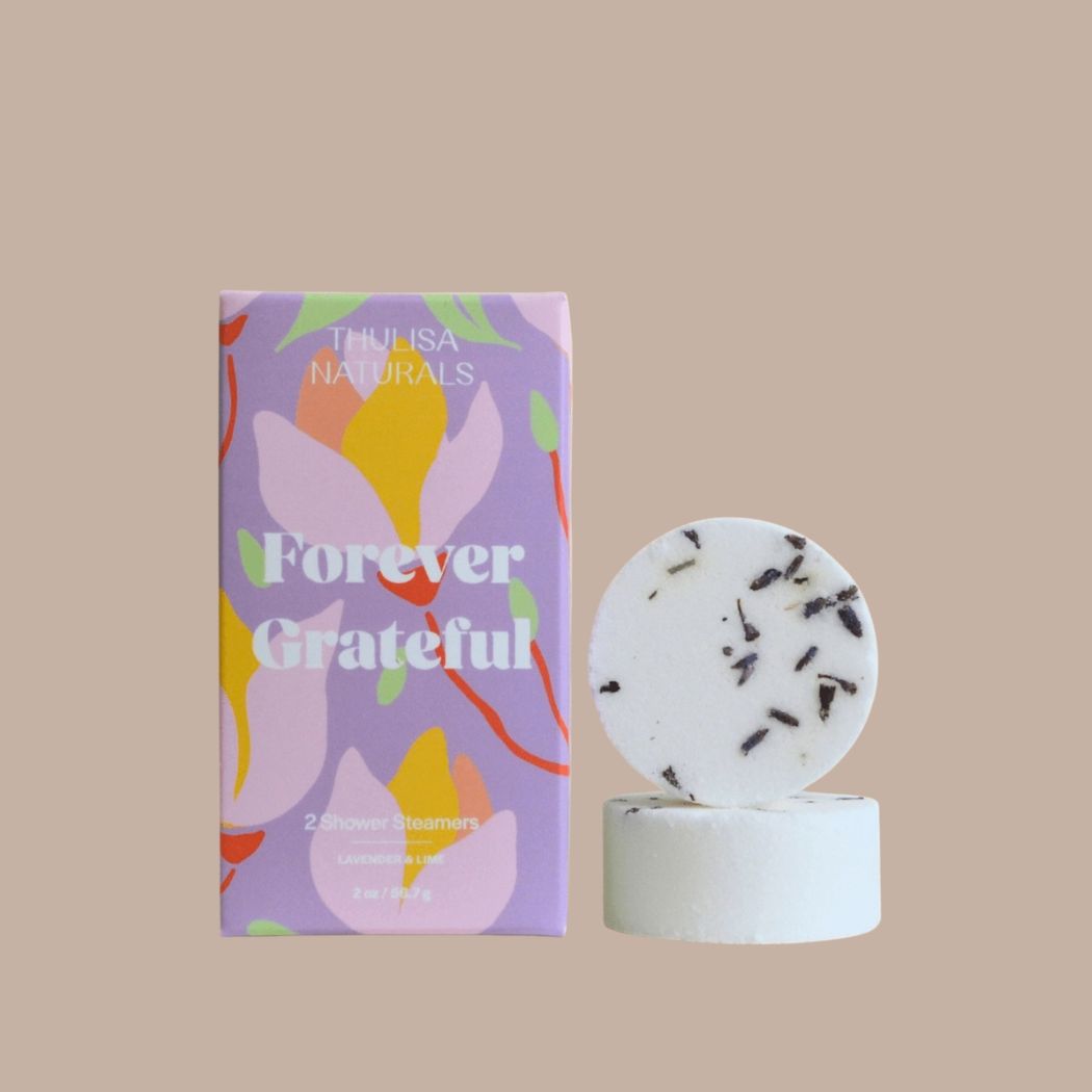 Lavender Lime Shower Steamers - Set of 2 - Forever Grateful