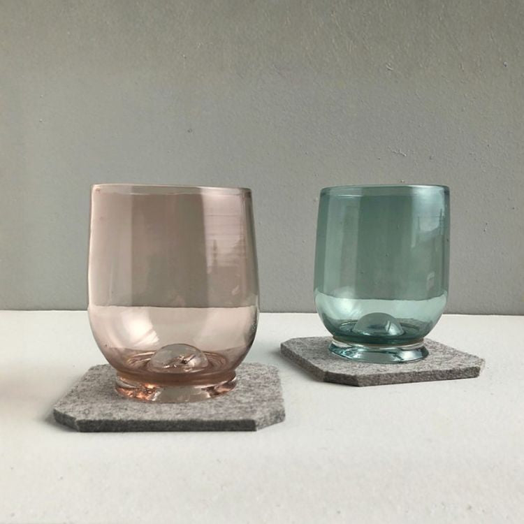 Gray Felt Coasters (Set of 2)