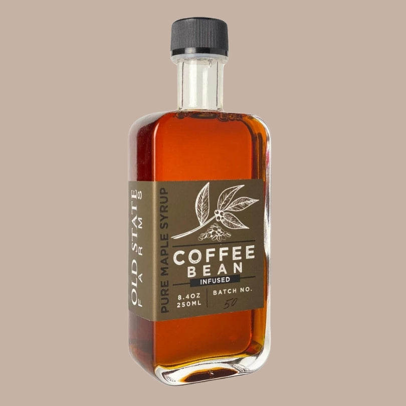 Coffee Bean Infused Maple Syrup - Old State Farms - Box Builder Item - KINSHIP GIFT - Baking, Cooking, family, housewarming, housewarming gift, old state farms, Warm & cozy - Pittsburgh - gift - boxes - gift - baskets - corporate - gifts - holiday - gifts