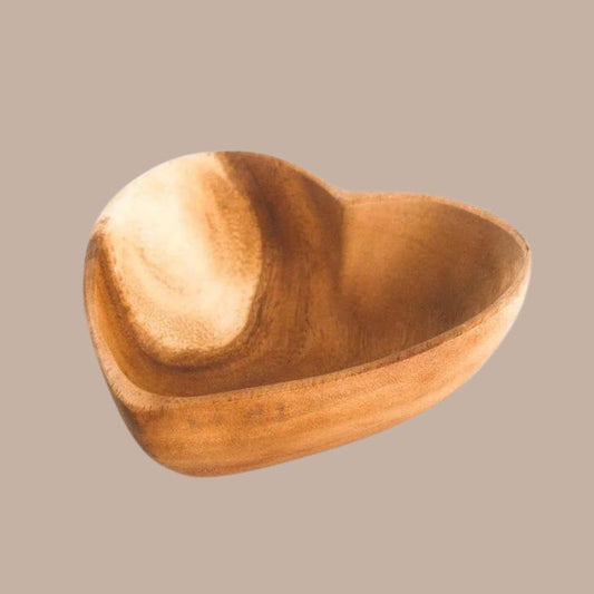 Acacia Wood 6" Heart Bowl - Creative Women - Box Builder Item - KINSHIP GIFT - bride, bridesmaid, Creative Women, housewarming, housewarming gift, LDT:GW:RESTRICT, love, Sympathy, wedding, wedding gift - Pittsburgh - gift - boxes - gift - baskets - corporate - gifts - holiday - gifts