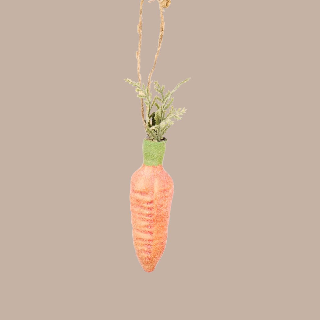 Glass Veggie Ornaments
