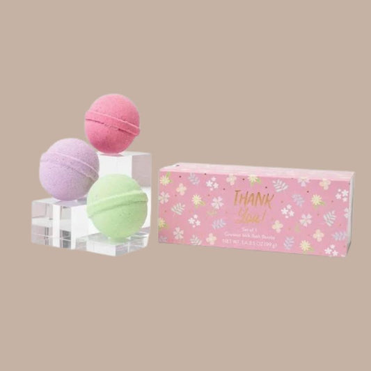 Set of 3 Bath Bombs - Thank You
