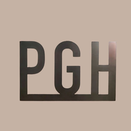 Steel Wall Sign - PGH