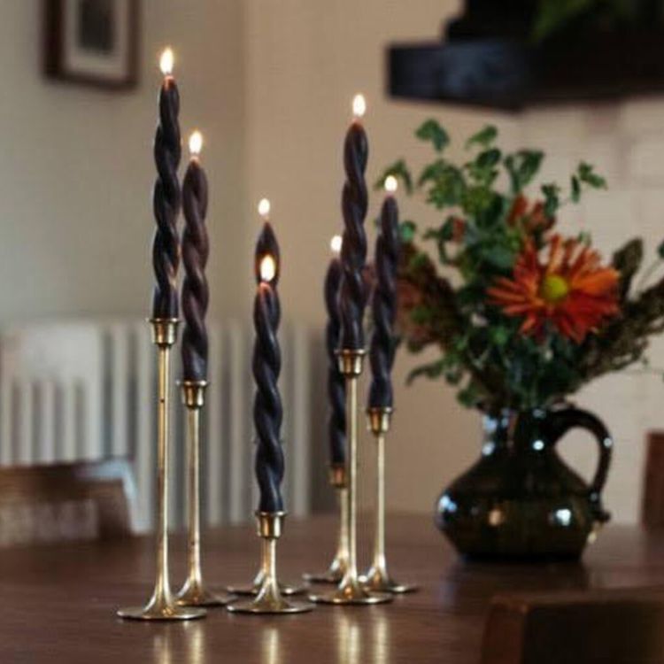 Colorful Twisted Taper Candles (Set of 2)