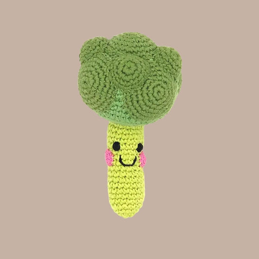 Pretend Play Food Rattle - Broccoli