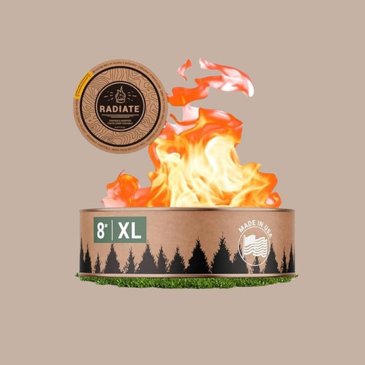 Personal Fire Pit - Radiate - 8 inch (XL)