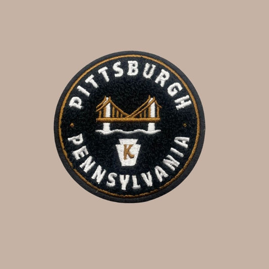Chenille Pittsburgh Pennsylvania Patch-KINSHIP-KINSHIP GIFT