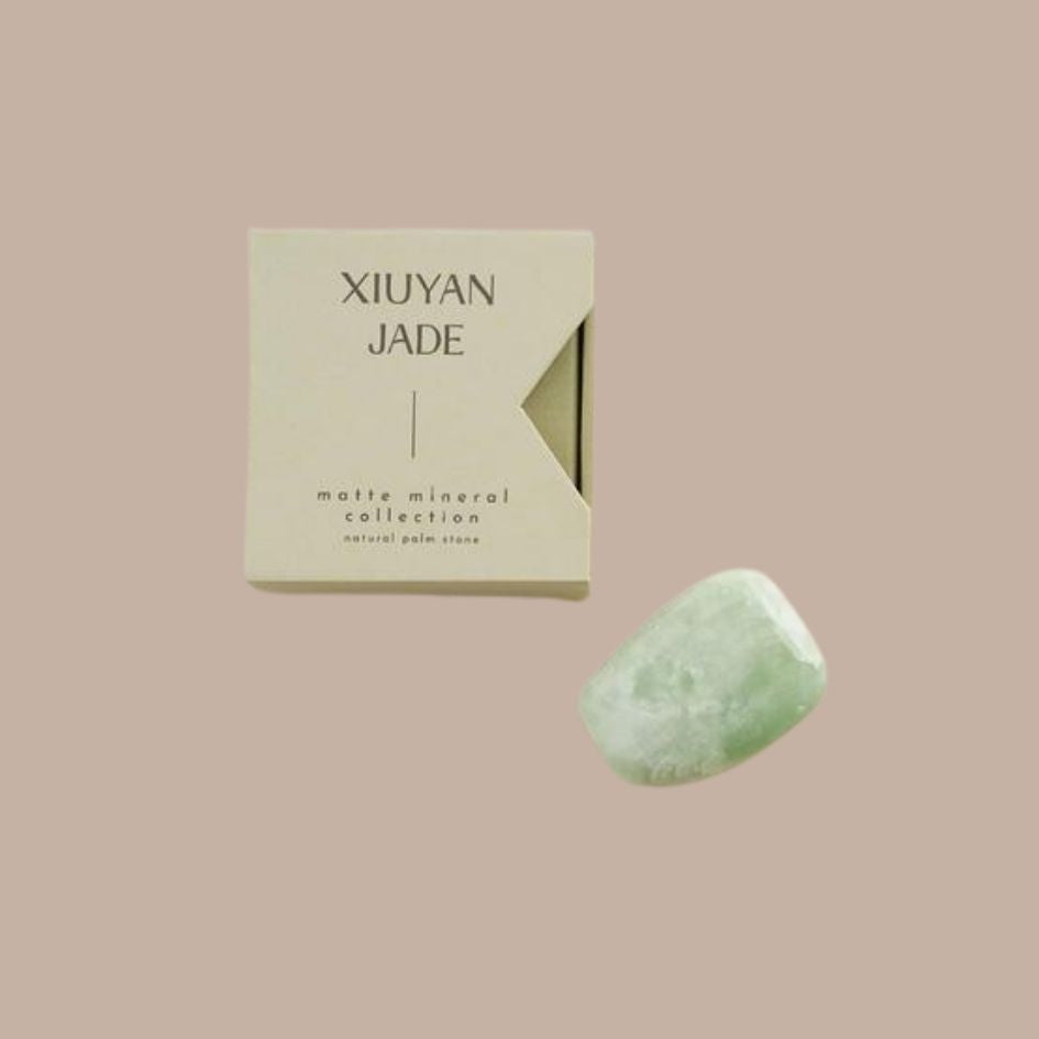 Natural Palm Stone Xiuyan Jade - GeoCentral - Box Builder Item - KINSHIP GIFT - GeoCentral, housewarming, LDT:GW:RESTRICT, Sympathy, Wellness - Pittsburgh - gift - boxes - gift - baskets - corporate - gifts - holiday - gifts