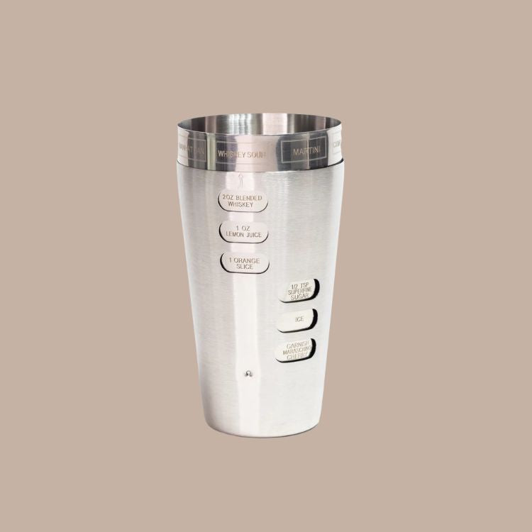 Double 07 Recipe Cocktail Shaker