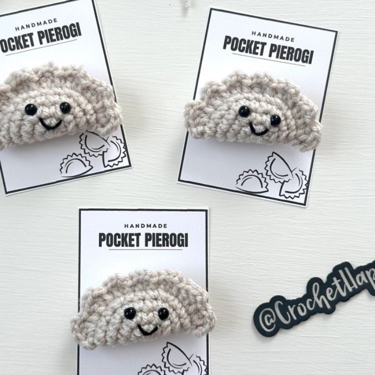 Crochet Pocket Pierogi