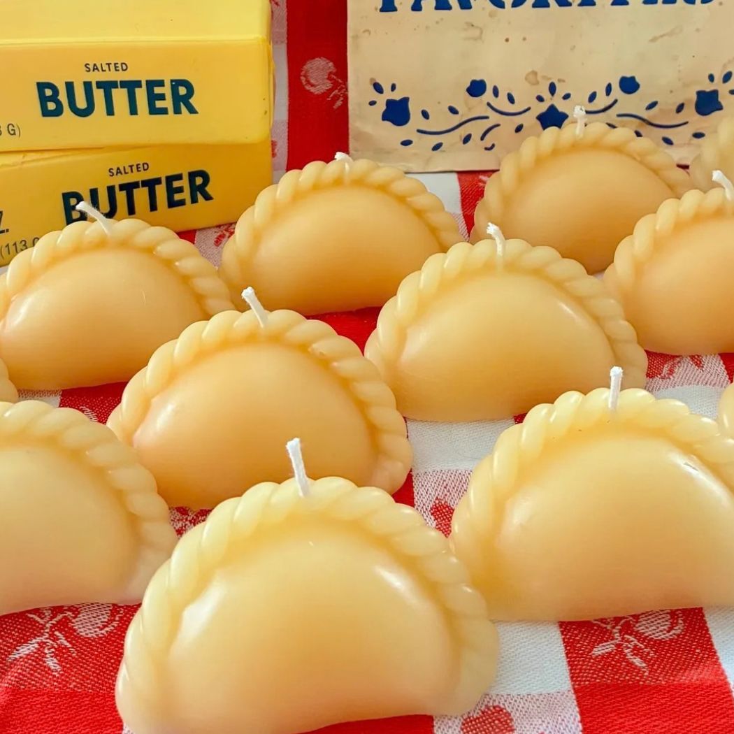 Pierogi Candle