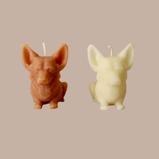 Corgi Candle