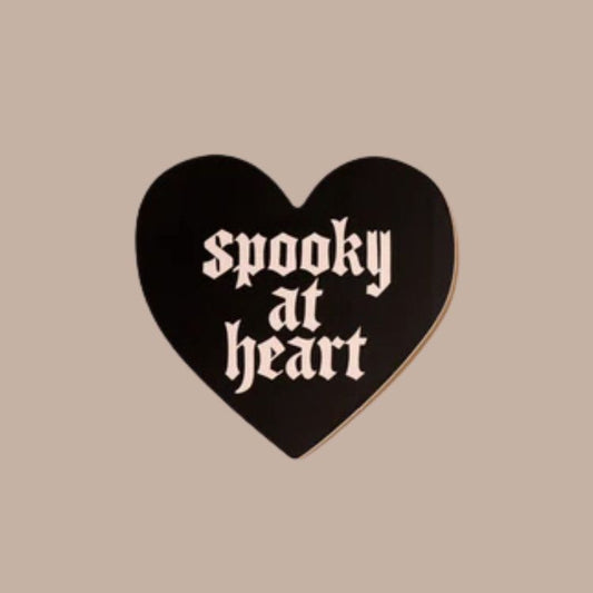 Spooky At Heart Vinyl Sticker