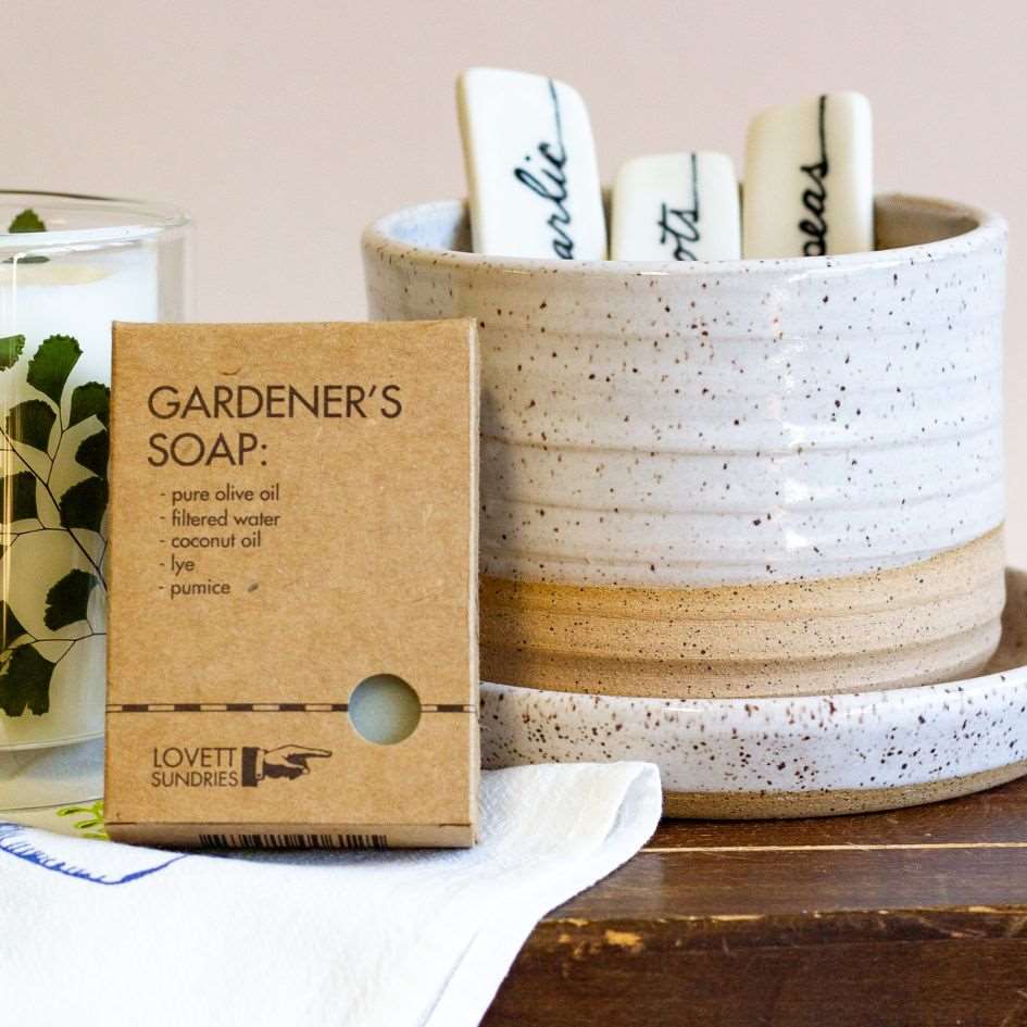 Gardener's Soap - Lovett Sundries - Box Builder Item - KINSHIP GIFT - Bath & Body, Beauty, LDT:GW:RESTRICT, Lovett Sundries - Pittsburgh - gift - boxes - gift - baskets - corporate - gifts - holiday - gifts