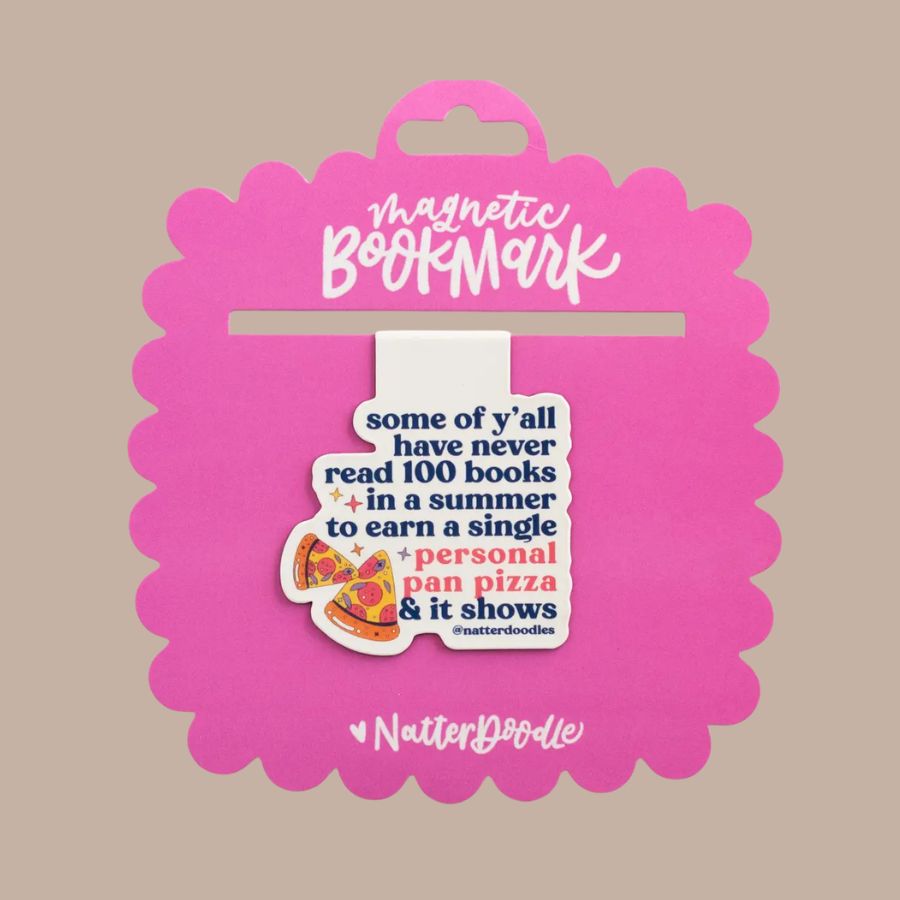 Book It Personal Pan Pizza Magnetic Bookmark – 90s Nostalgia