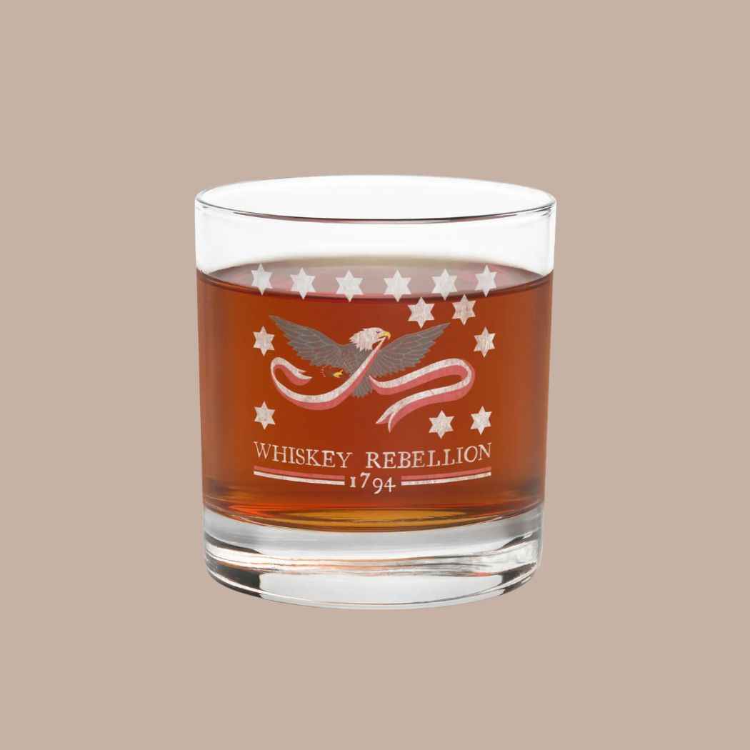 Whiskey Rebellion Rocks Glass