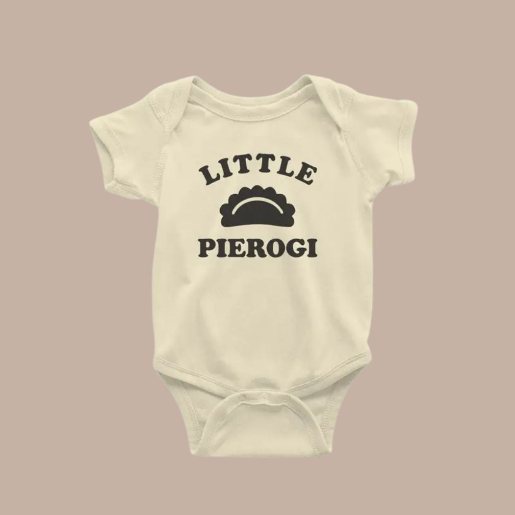 Little Pierogi Baby Onesie-Box Builder Item-Steel City-KINSHIP GIFT