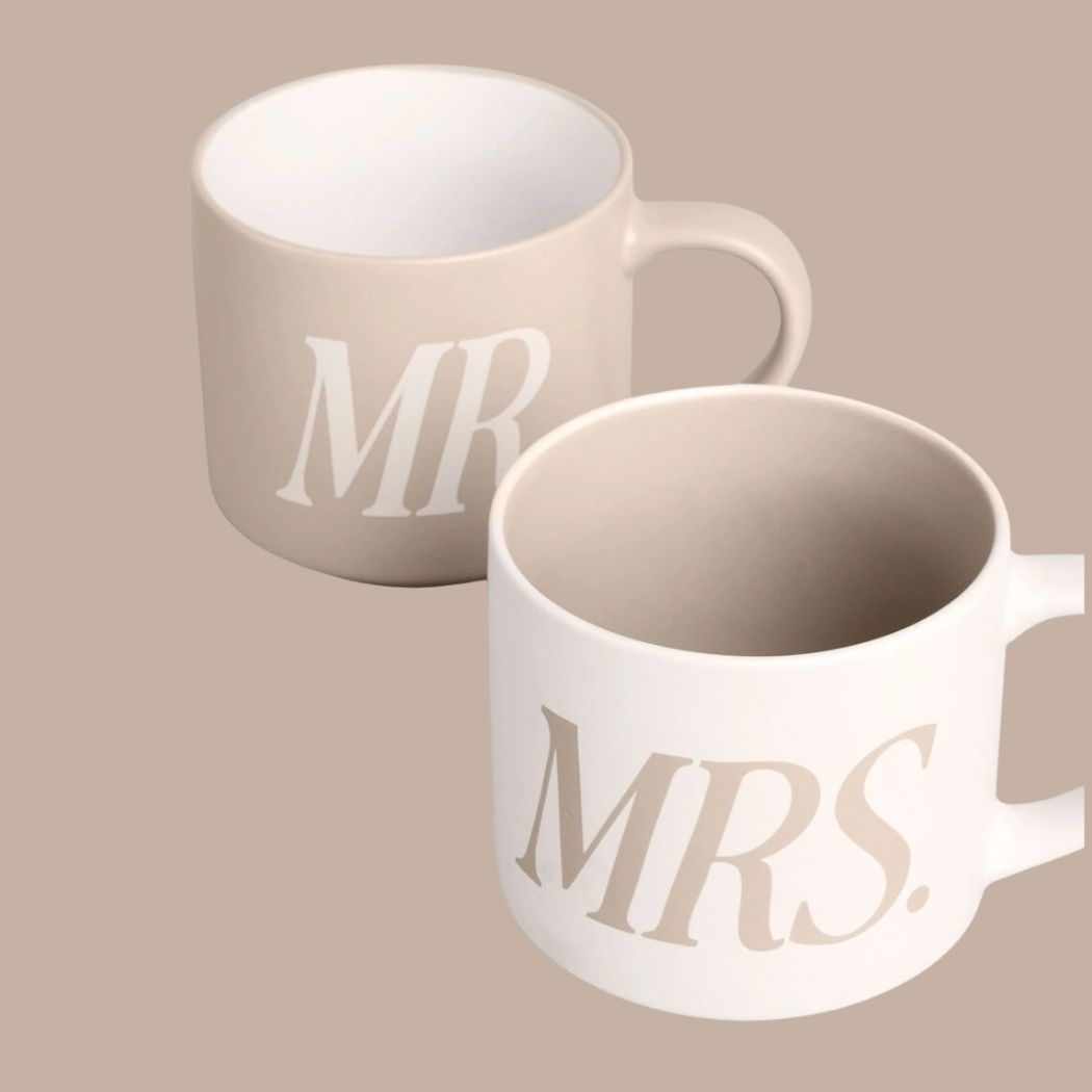 Mr and Mrs Mug Set