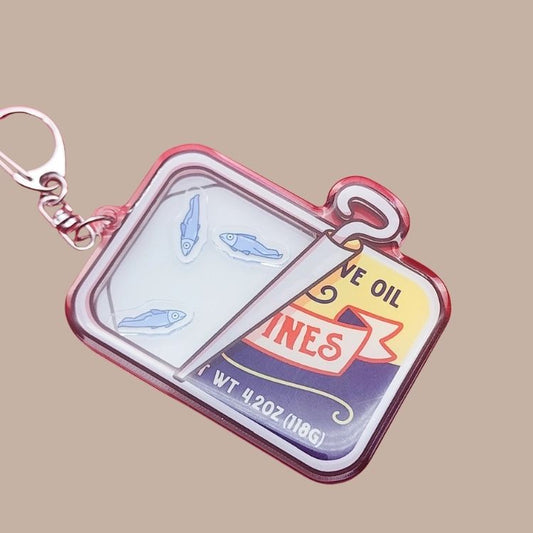 Sardines Shaker Keychain