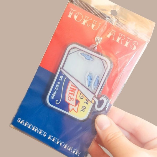 Sardines Shaker Keychain