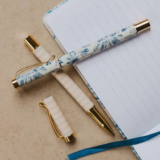 Blue Delft Metal Pen Set