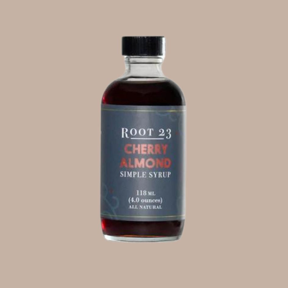 Mini Cherry Almond Simple Syrup - Root 23 - Box Builder Item - KINSHIP GIFT - celebration, Drinks/Cocktails, entertainment, gift set, housewarming, LDT:GW:RESTRICT, Root 23, simple syrup - Pittsburgh - gift - boxes - gift - baskets - corporate - gifts - holiday - gifts