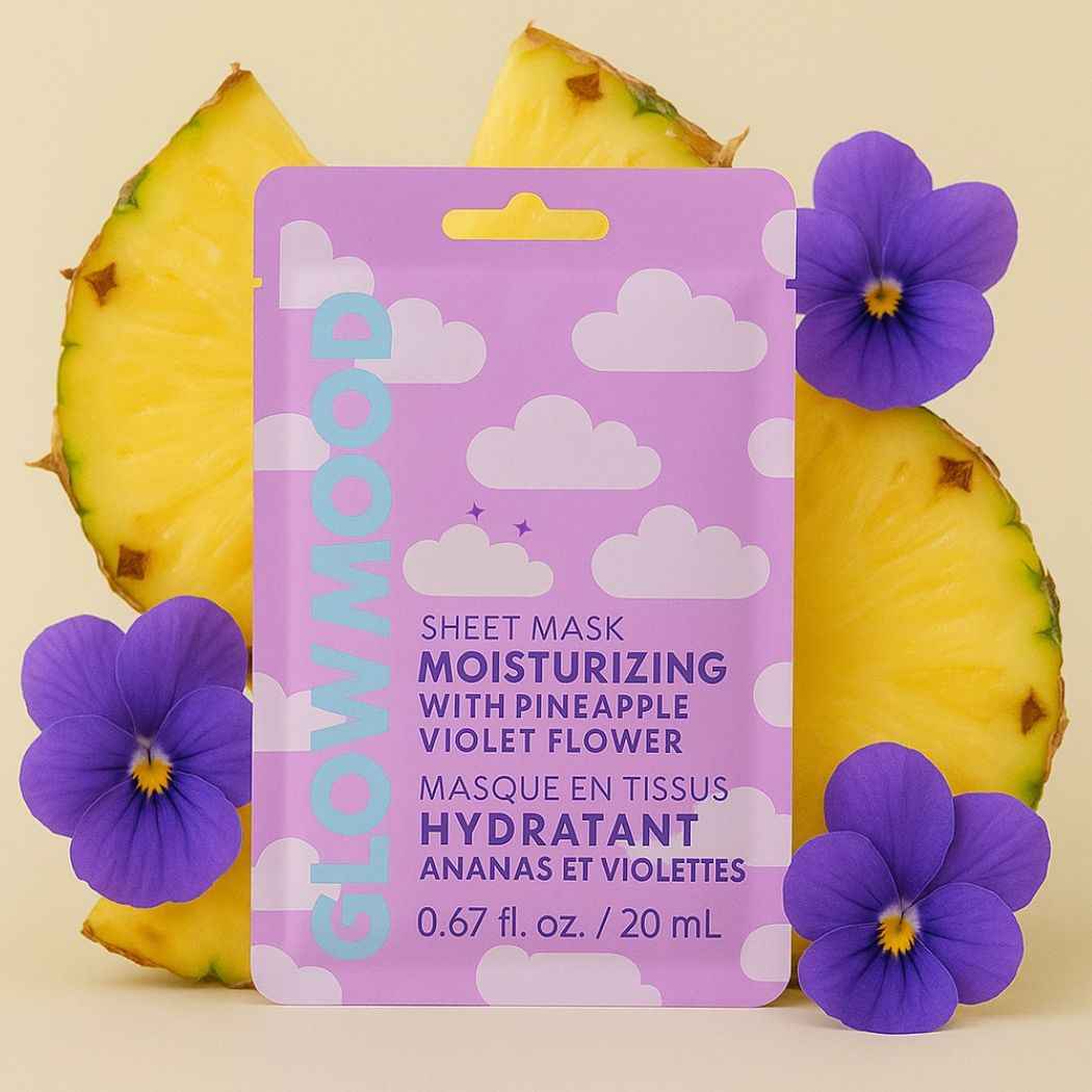 Moisturizing Sheet Mask with Pineapple & Violet Flower