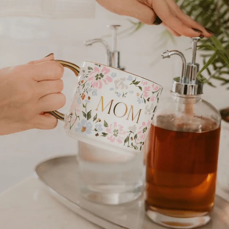 Floral Mom Coffee Mug