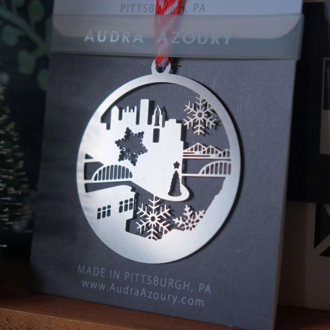 Audra Azoury Pittsburgh Ornaments