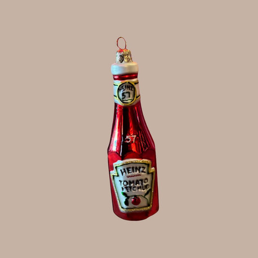 Heinz Ketchup Glass Ornament-Box Builder Item-Heinz History Center-KINSHIP GIFT