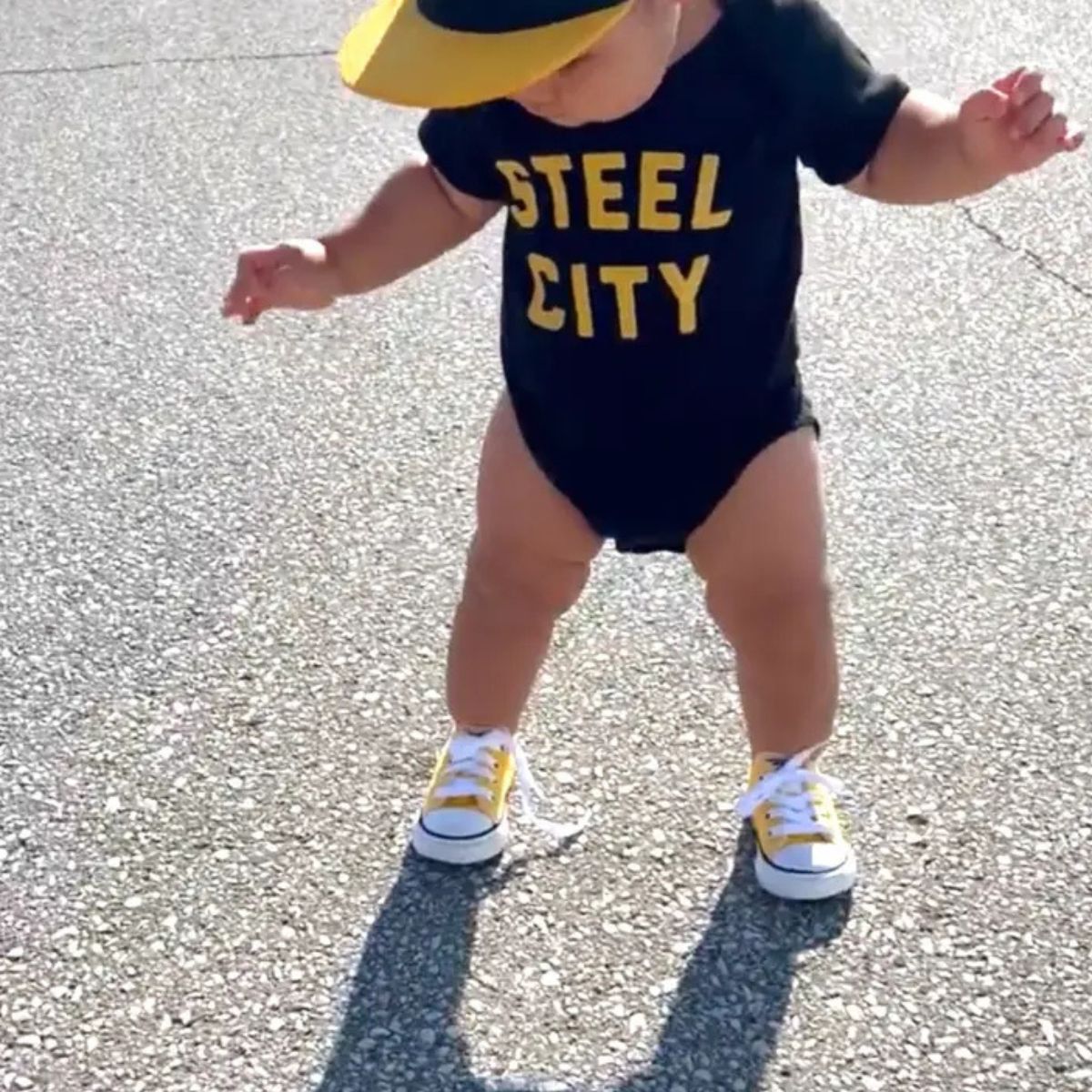 Steel City Logo Baby Onesie