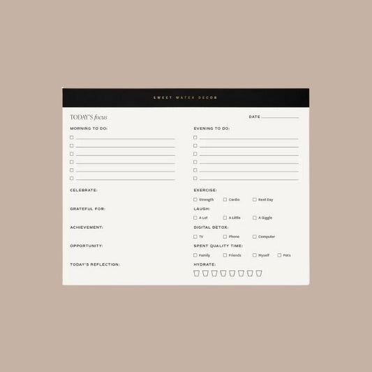 Self Care Notepad