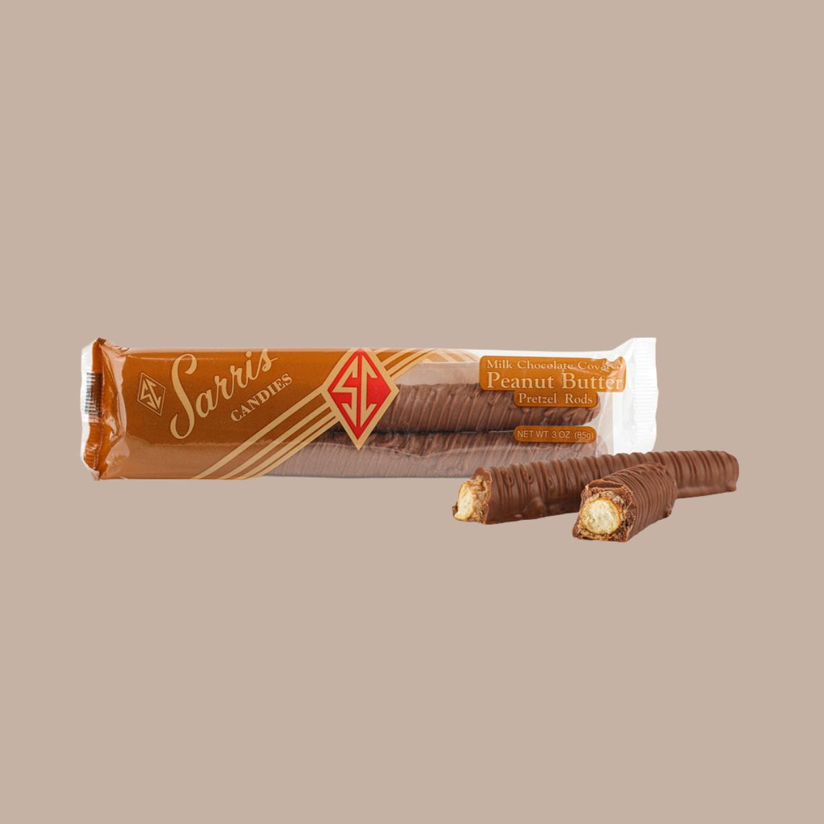Chocolate Covered Pretzel Rods
