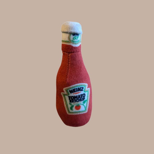 HEINZ Ketchup Bottle Catnip Toy