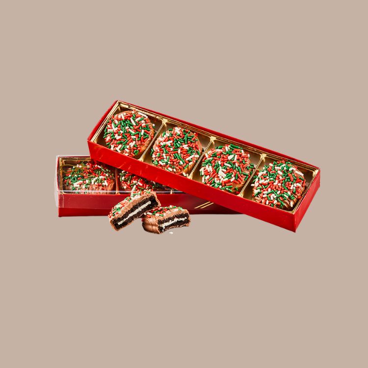 Holiday Sandwich Cookies (Oreos)