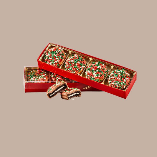 Holiday Sandwich Cookies (Oreos)