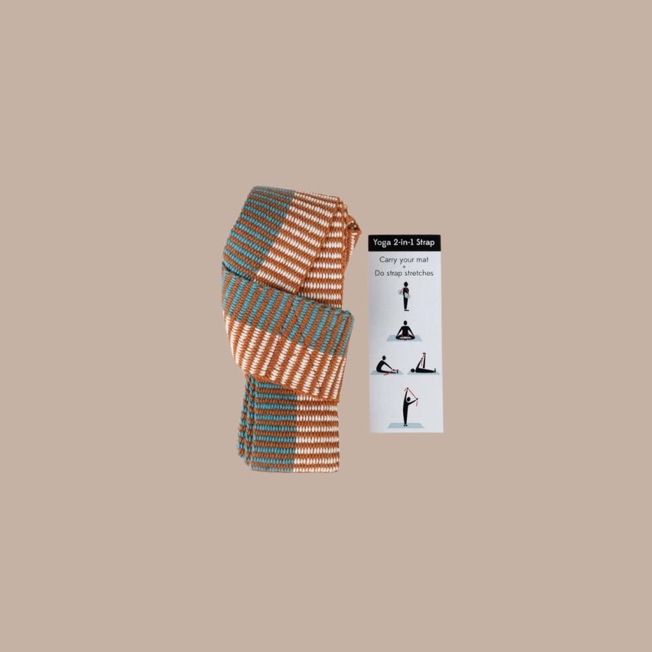 Yoga Strap - 10,000 Villages - Box Builder Item - KINSHIP GIFT - LDT:GW:RESTRICT, Ten Thousand Villages, Wellness - Pittsburgh - gift - boxes - gift - baskets - corporate - gifts - holiday - gifts