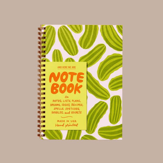 Pickles Letterpress A5 Spiral Notebook