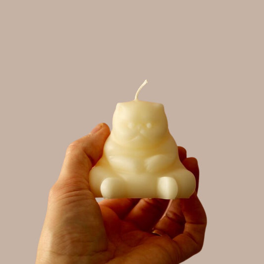 Fat Cat Candle - Wicksburgh - Box Builder Item - KINSHIP GIFT - Bride, brides gift, bridesmaid, Desk Essentials, housewarming, LDT:GW:RESTRICT, peace sign, Wicksburgh - Pittsburgh - gift - boxes - gift - baskets - corporate - gifts - holiday - gifts