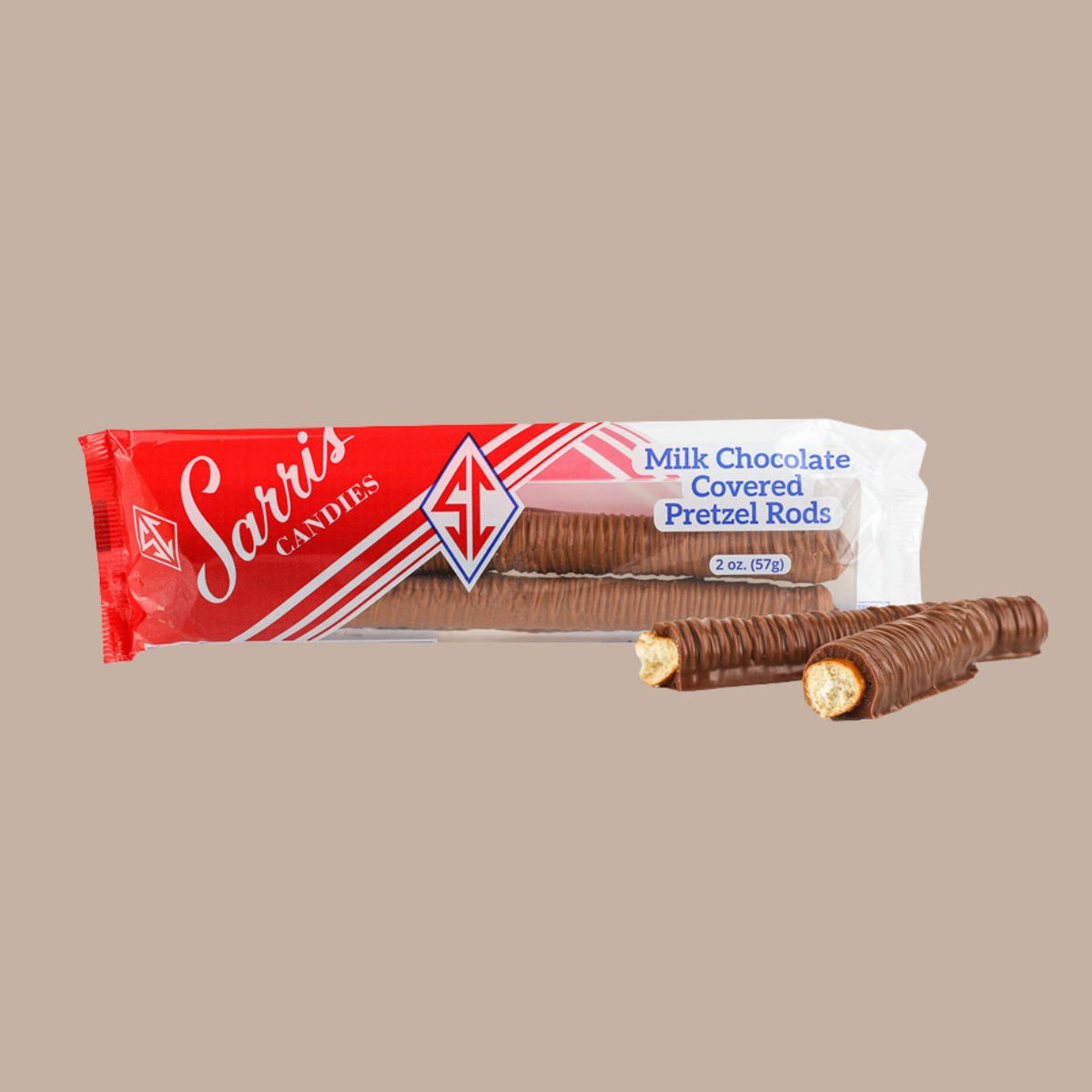 Chocolate Covered Pretzel Rods