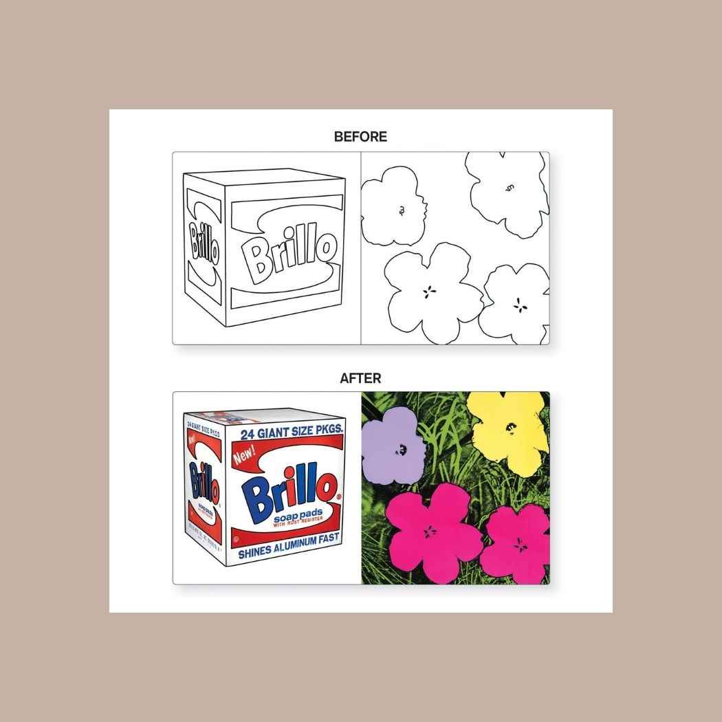 Andy Warhol Color Magic Bath Book