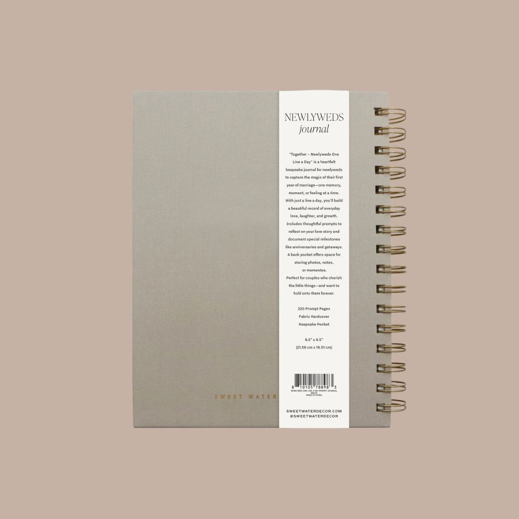 Newlywed One Line A Day Prompted Journal