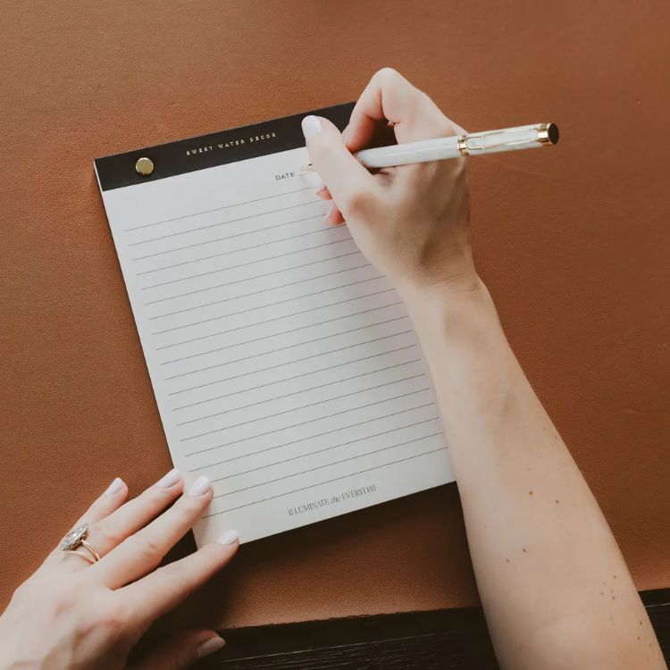 Gold Rivet Basic Notepad