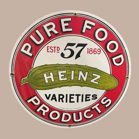 HEINZ Pure Foods Tin Sign