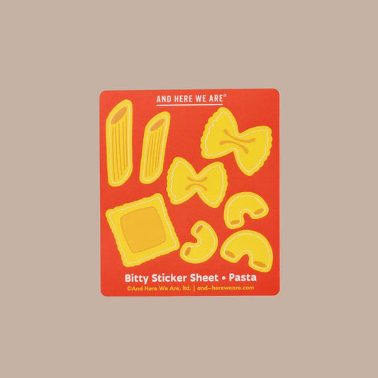 Pasta Bitty Vinyl Sticker Sheet