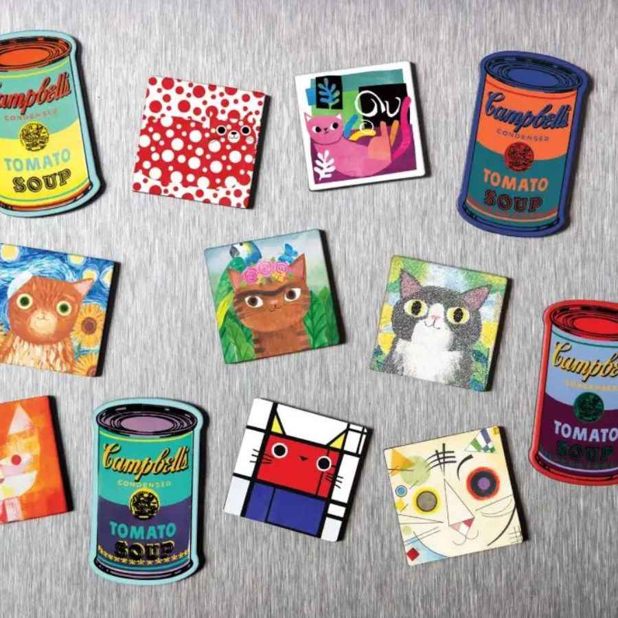 Andy Warhol Soup Can Magnets