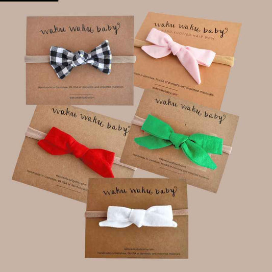 Baby Hair Bow Headbands-Box Builder Item-Waku Waku Baby-KINSHIP GIFT
