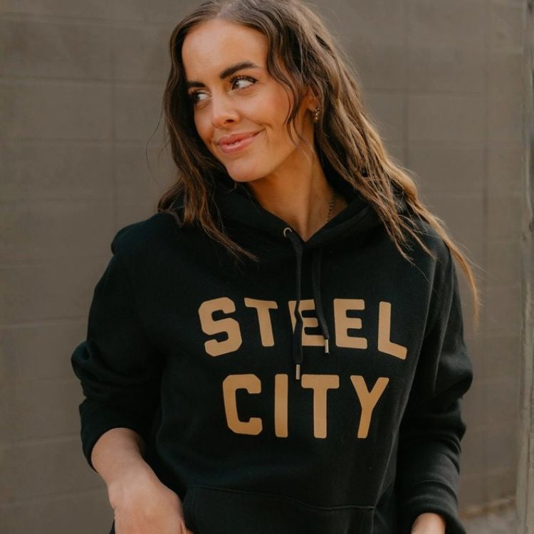 Black Steel City Logo Pullover