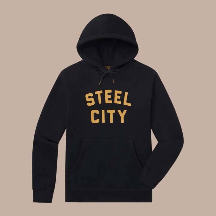 Black Steel City Logo Pullover